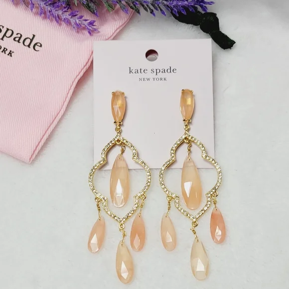 Kate Spade Lantern Gems Chandelier Earrings - Picture 1 of 4